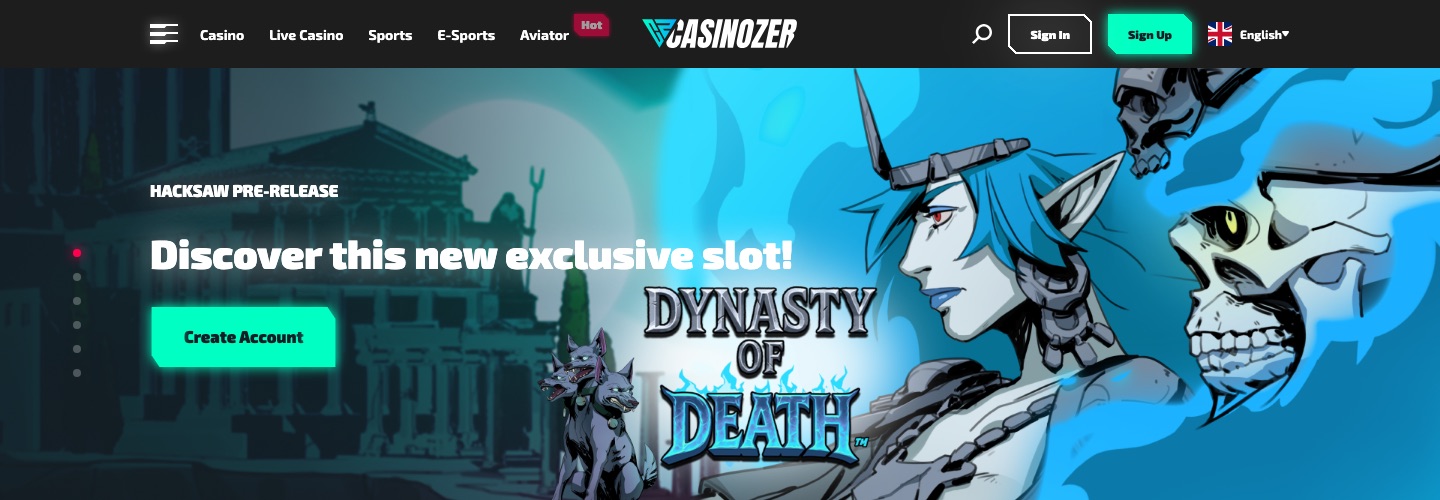 casinozer - interface officielle